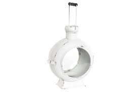 Mécsestartó lámpás fehér régies