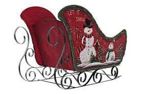 Télapó szán dekorácíó (M)