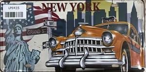 Fém Retro Tábla “New York”