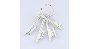 Öntöttvas kulcscsomó fehér VR