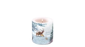 Deer Family átvilágítós gyertya kicsi