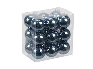 Kék fényes üveg gömb 3 cm