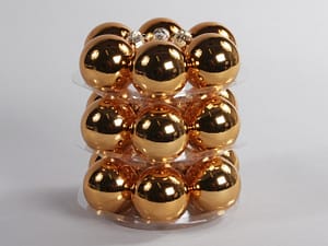 Réz fényes gömb üveg 5 cm