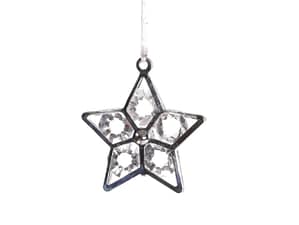 Csillag fem ezüst 3 cm