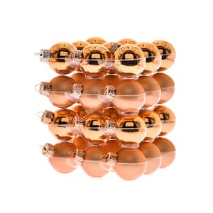 Bronz fényes-matt Gömb üveg 3 cm