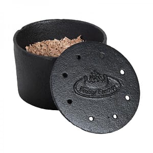 Öntöttvas füstölő doboz kültéri sütés főzéshez (FF488)