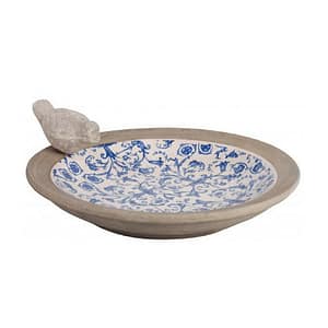 Mediterrán madáritató kék-fehér kerámia (AC10)