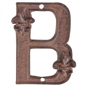Házszám, B-betű (DB62-B)
