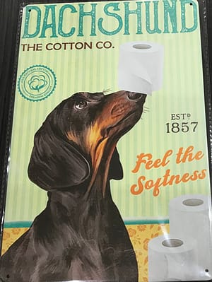 Fém Retro Tábla “Feel the Softness”