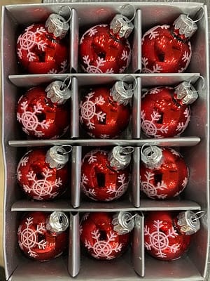 Mini piros hópelyhes