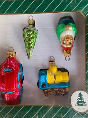 Karácsonyfadísz szett retro