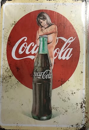 Fém Retro Tábla “Coca Cola 1”