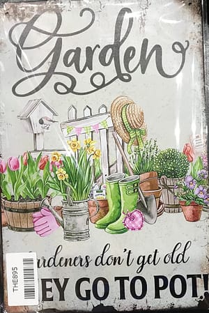 Fém Retro tábla “Hey go to pot”