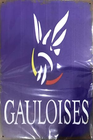 Fém Retro Tábla “Gauloises”