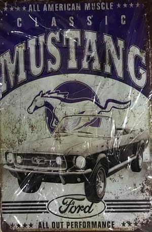 Fém Retro Tábla “All Out Performance”