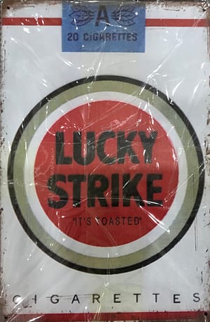 Fém Retro Tábla “Lucky Stike”