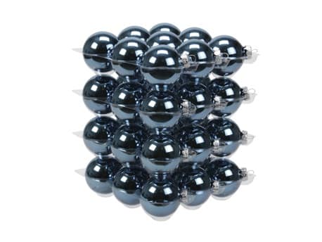 Kék fényes üveg gömb 5,7 cm