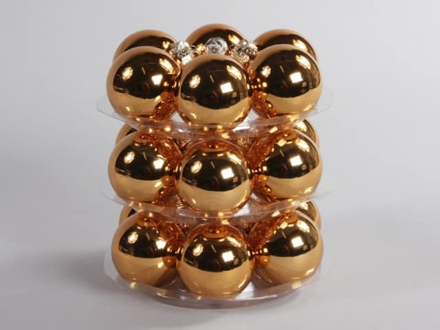 Réz fényes gömb üveg 5 cm