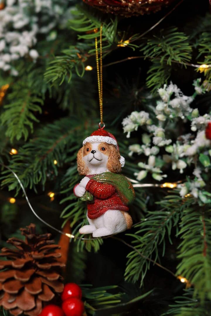 Klasszik kutyus karácsonyfadísz 7cm B - Image 2